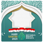 Link Twibbon Hari Santri Nasional 2021. Gambar: Tangkap Layar Twibbonize