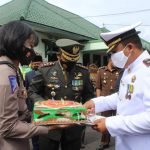 HUT TNI Ke-76, Anggota Polres Cilacap Tiba-tiba Datangi Markas Kodim 0703/Cilacap