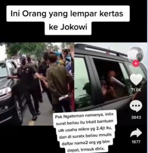 Kakek melempar surat