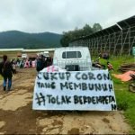Aksi penolakan proyek pengeboran PT. Geodipa oleh Afas
