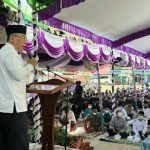 Ketua Umum PBNU KH Yahya Cholil Staquf (Gus Yahya) memimpin doa dimulainya pembangunan Kantor baru PBNU di Ibu Kota Negara (IKN) yang berada di Kecamatan Sepaku, Kabupaten Penajam Paser Utara, Kalimantan Timur, Minggu , 30 Januari 2022