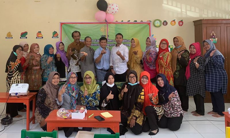 Prof Tri Joko Raharjo di TK Negeri Sumurejo Kecamatan Gunungpati Semarang Sabtu 25 Juni 2022