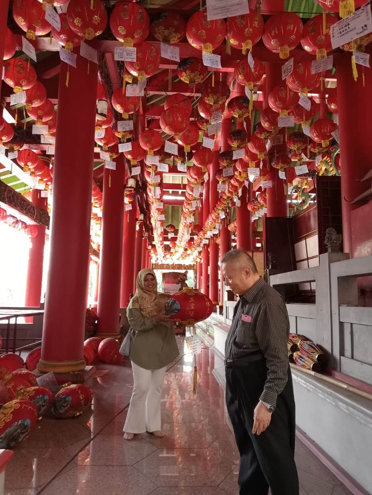 Lampion di Sam Poo Kong