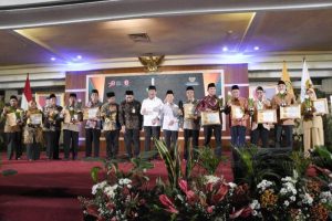 Baznas Kabupaten Sragen berhasil meraih juara umum pada ajang Baznas Jateng Award Tahun 2023
