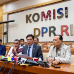 Foto ilustrasi anggota Komisi III DPR RI menghadiri rapat dan memberikan keterangan kepada awak media.