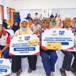 Ilustrasi keluarga penerima manfaat bantuan sosial sembako dan Program Keluarga Harapan (PKH) dari Kemensos