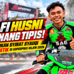 Alfi Husni SAE Racing Team meraih kemenangan dramatis atas Syirat Syauqi dengan selisih 0,217 detik di Final SuperPrix Mijen 2026.